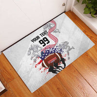Custom American Football Rubber Doormat Road to Glory