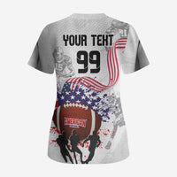 Custom American Football Scrub Top Road to Glory
