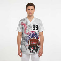 Custom American Football Scrub Top Road to Glory
