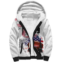 Custom American Football Sherpa Hoodie Road to Glory