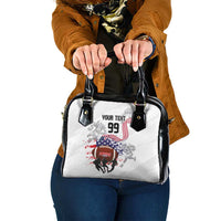 Custom American Football Shoulder Handbag Road to Glory