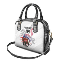 Custom American Football Shoulder Handbag Road to Glory
