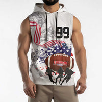 Custom American Football Sleeveless Hoodie Road to Glory