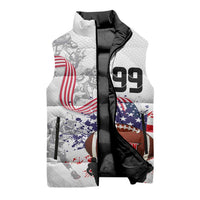 Custom American Football Sleeveless Puffer Jacket Road to Glory