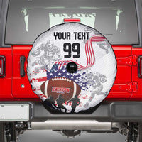Custom American Football Spare Tire Cover Road to Glory