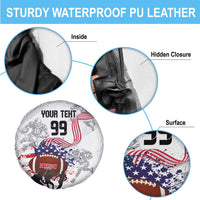 Custom American Football Spare Tire Cover Road to Glory