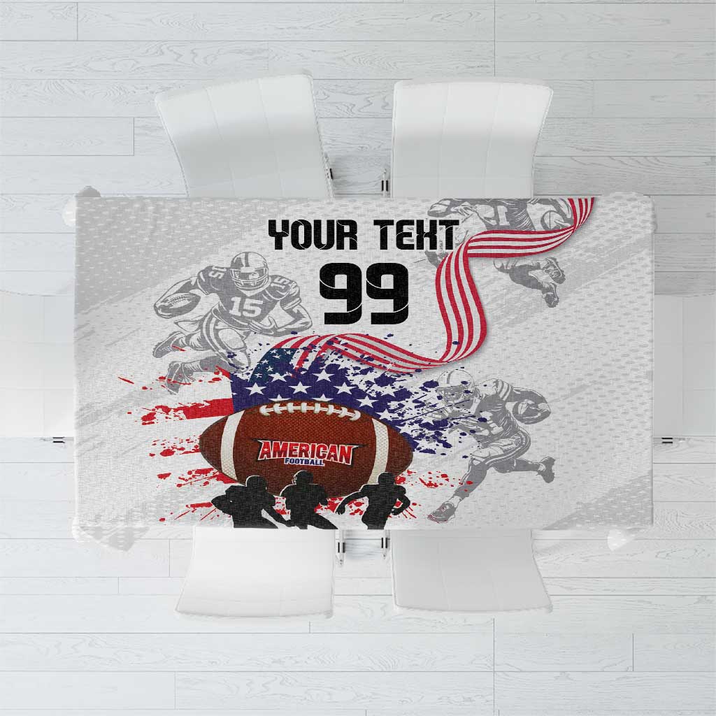 Custom American Football Tablecloth Road to Glory