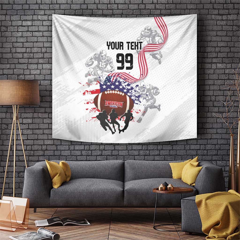 Custom American Football Tapestry Road to Glory