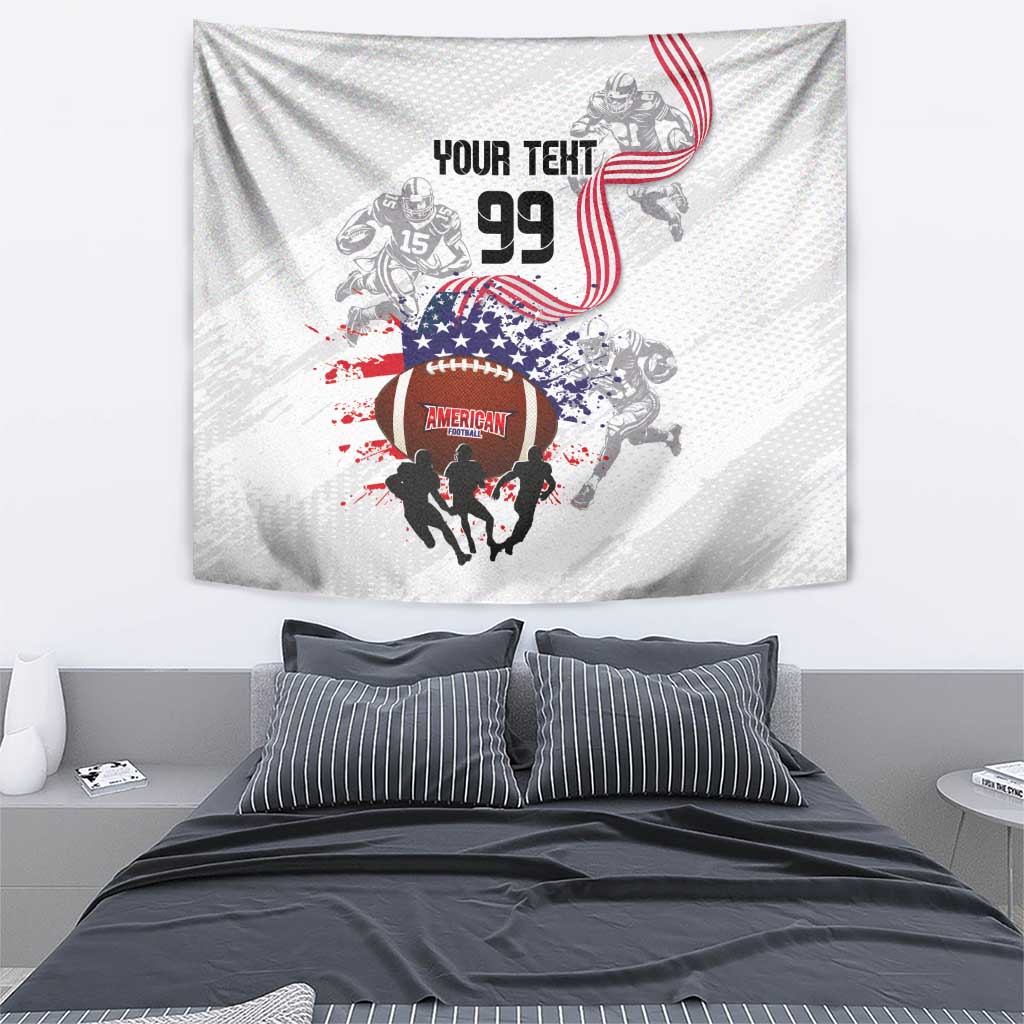 Custom American Football Tapestry Road to Glory