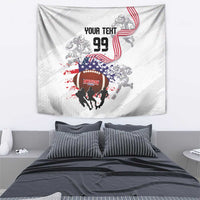 Custom American Football Tapestry Road to Glory