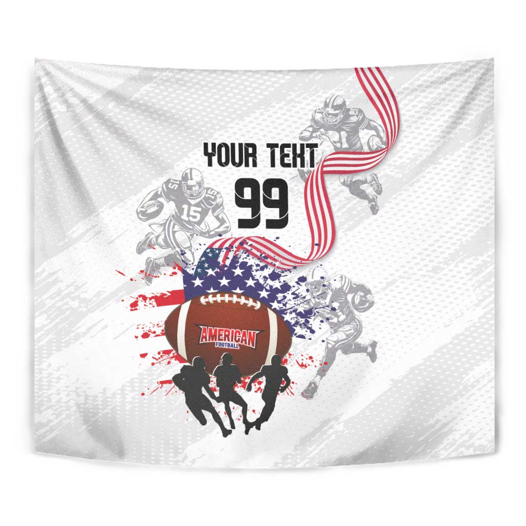 Custom American Football Tapestry Road to Glory