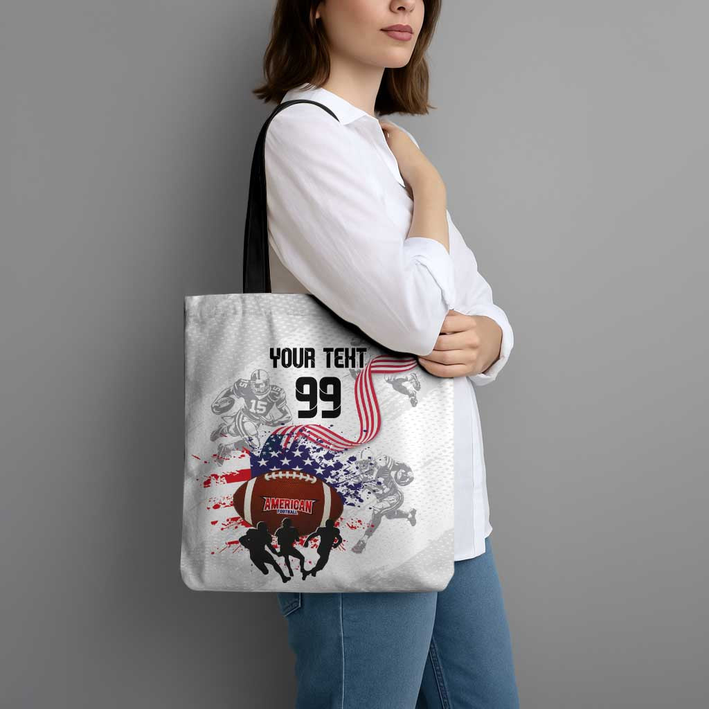 Custom American Football Tote Bag Road to Glory