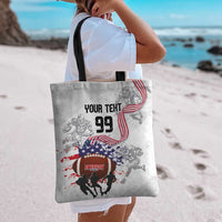 Custom American Football Tote Bag Road to Glory