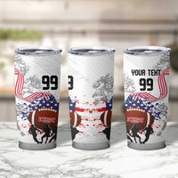Custom American Football Tumbler Cup Road to Glory