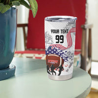 Custom American Football Tumbler Cup Road to Glory