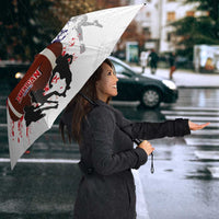 Custom American Football Umbrella Road to Glory
