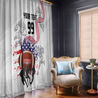 Custom American Football Window Curtain Road to Glory