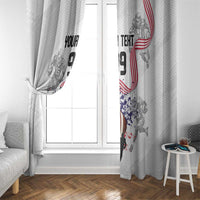 Custom American Football Window Curtain Road to Glory