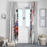 Custom American Football Window Curtain Road to Glory