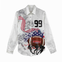 Custom American Football Women Casual Shirt Road to Glory