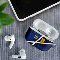 Custom Scottish Football AirPods Case Lion and Tartan Patchwork Pattern