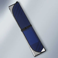 Custom Scottish Football Auto Sun Shade Lion and Tartan Patchwork Pattern