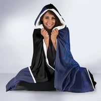 Custom Scottish Football Hooded Blanket Lion and Tartan Patchwork Pattern