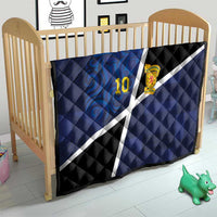 Custom Scottish Football Quilt Lion and Tartan Patchwork Pattern