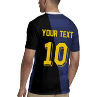 Custom Scottish Football Rugby Jersey Lion and Tartan Patchwork Pattern