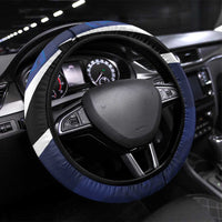 Scottish Football Steering Wheel Cover Lion and Tartan Patchwork Pattern