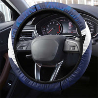 Scottish Football Steering Wheel Cover Lion and Tartan Patchwork Pattern