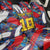 Custom Japan Football Back Car Seat Cover Seigaiha and Brush Style