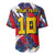 Custom Japan Football Baseball Jersey Seigaiha and Brush Style