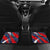 Custom Japan Football Car Mats Seigaiha and Brush Style