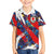 Custom Japan Football Family Matching Summer Maxi Dress and Hawaiian Shirt Seigaiha and Brush Style