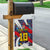 Custom Japan Football Garden Flag Seigaiha and Brush Style