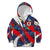 Custom Japan Football Kid Hoodie Seigaiha and Brush Style