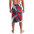 Custom Japan Football Lavalava Seigaiha and Brush Style