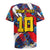 Custom Japan Football Rugby Jersey Seigaiha and Brush Style
