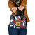 Custom Japan Football Shoulder Handbag Seigaiha and Brush Style