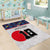 Custom Japan Football Area Rug Seigaiha and Sun
