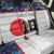 Custom Japan Football Back Car Seat Cover Seigaiha and Sun