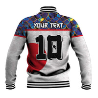 Custom Japan Football Baseball Jacket Seigaiha and Sun