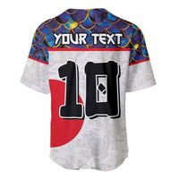 Custom Japan Football Baseball Jersey Seigaiha and Sun