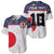 Custom Japan Football Baseball Jersey Seigaiha and Sun