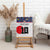 Custom Japan Football Canvas Wall Art Seigaiha and Sun