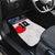 Custom Japan Football Car Mats Seigaiha and Sun