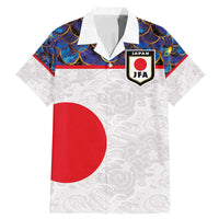 Custom Japan Football Family Matching Mermaid Dress and Hawaiian Shirt Seigaiha and Sun