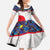 Custom Japan Football Family Matching Off Shoulder Maxi Dress and Hawaiian Shirt Seigaiha and Sun