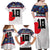 Custom Japan Football Family Matching Off Shoulder Maxi Dress and Hawaiian Shirt Seigaiha and Sun